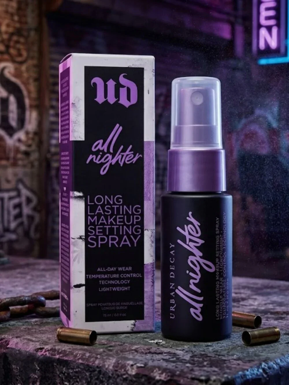 Urban Decay All Nighter Setting Spray UD Makeup Primer/Setter Travel Size